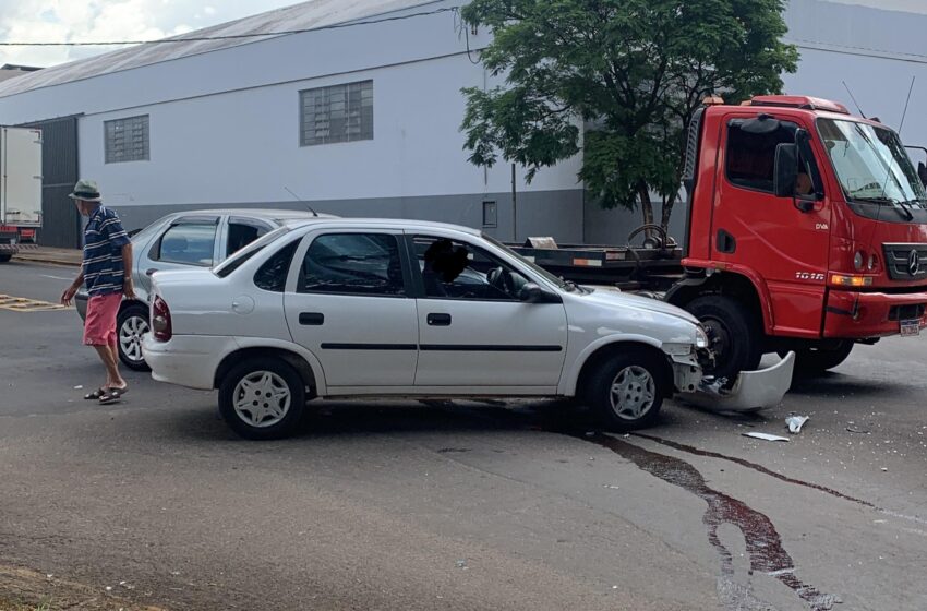  Acidente é registrado em bairro de Apucarana; SAMU foi chamado