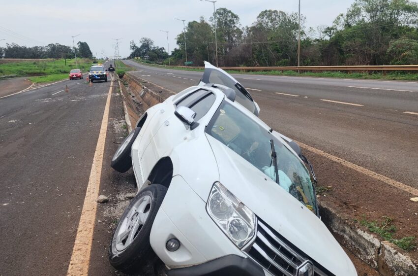  Motorista fica ferido após acidente na BR-369 entre Apucarana e Arapongas