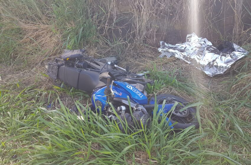  Motociclista morre após acidente entre Marilândia do Sul e Califórnia