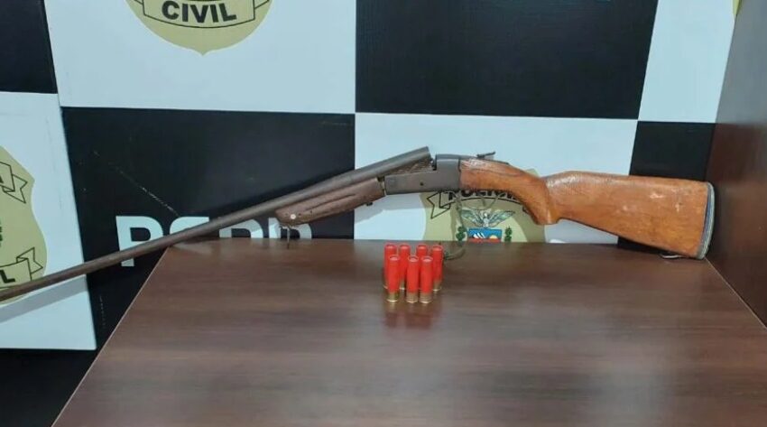  Polícia Civil encontra armas e munições em operação na zona rural de Ivaiporã