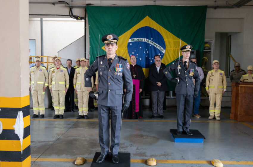  Major Callegari assume o comando do Grupamento de Bombeiros de Apucarana