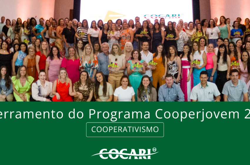  Jantar especial marca o encerramento do Programa Cooperjovem 2024 na Cocari