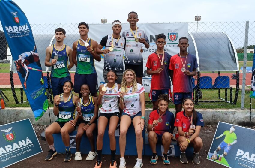  Atletismo de Apucarana conquista oito pódios na final dos Jogos da Juventude