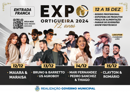  Ortigueira comemora 72 anos com a EXPO 2024