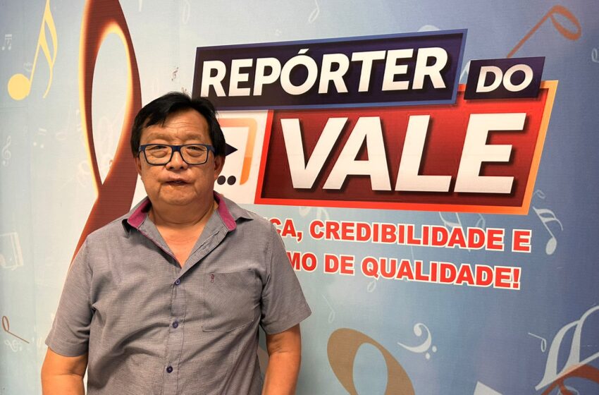  Prefeito Ilton Shiguemi Kuroda de Rosário do Ivaí é entrevistado pelo Repórter do Vale