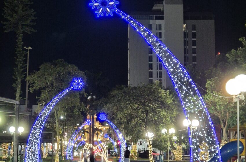  Decoração de natal será ativada neste sábado em Apucarana