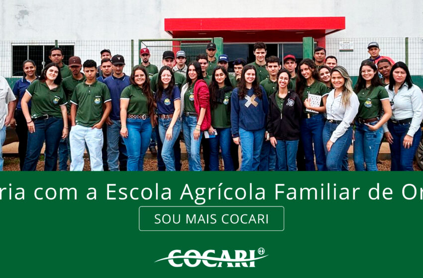  Parceria com a Escola Agrícola Familiar de Orizona (GO): Investindo na Educação do Campo