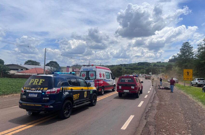  Colisão entre auto e moto tira a vida de uma pessoa na BR-369 em Jandaia do Sul