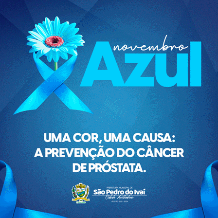  SÃO PEDRO DO IVAÍ – Novembro Azul