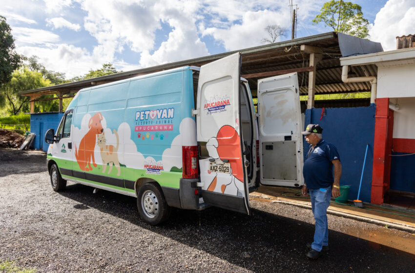  “Pet Van” ganha nova plotagem e chama a atenção em Apucarana