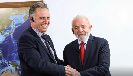  Lula recebe presidente eleito do Uruguai no Palácio do Planalto