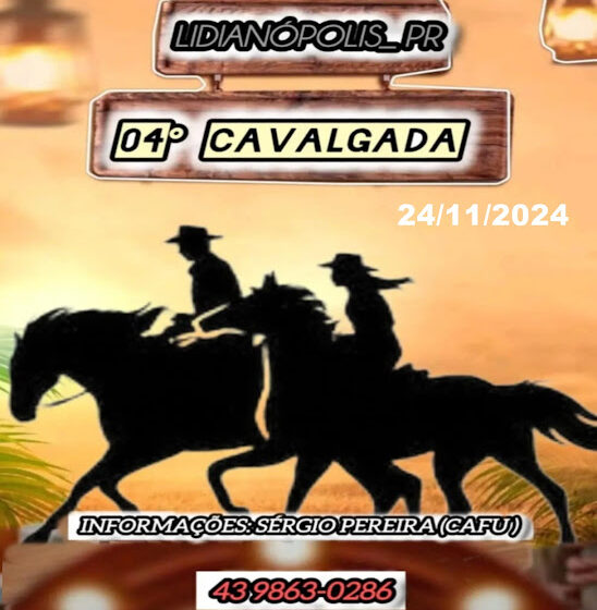  4ª Cavalgada em Lidianópolis