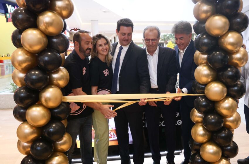  Governador destaca geração de empregos na inauguração de shopping em Cascavel