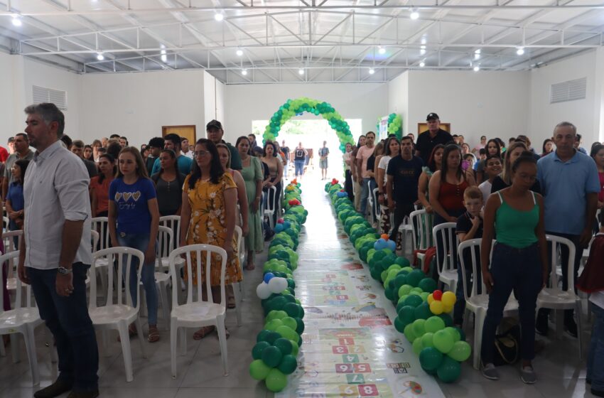  Secretaria de Educação e Cultura de Cândido de Abreu realiza formatura das turmas da educação infantil