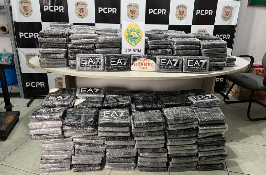  Maior apreensão de cocaína do ano: PMPR localiza veículo com meia tonelada em Piraquara