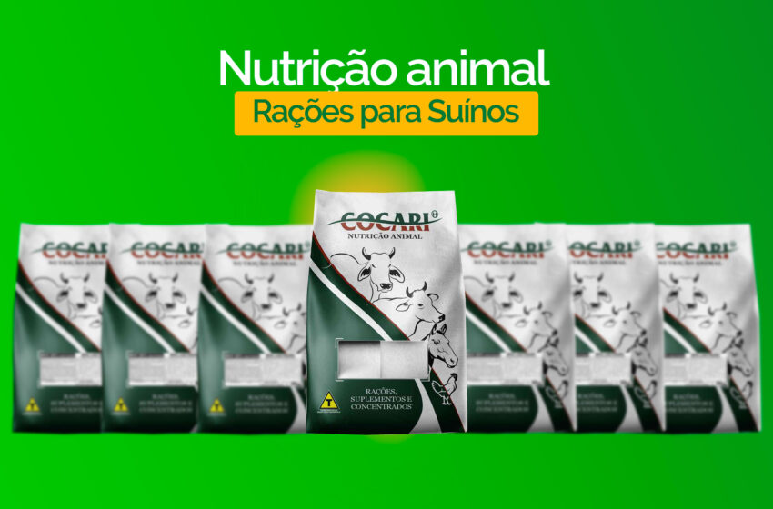  Nutrição de qualidade para suínos: rações e concentrados da Cocari