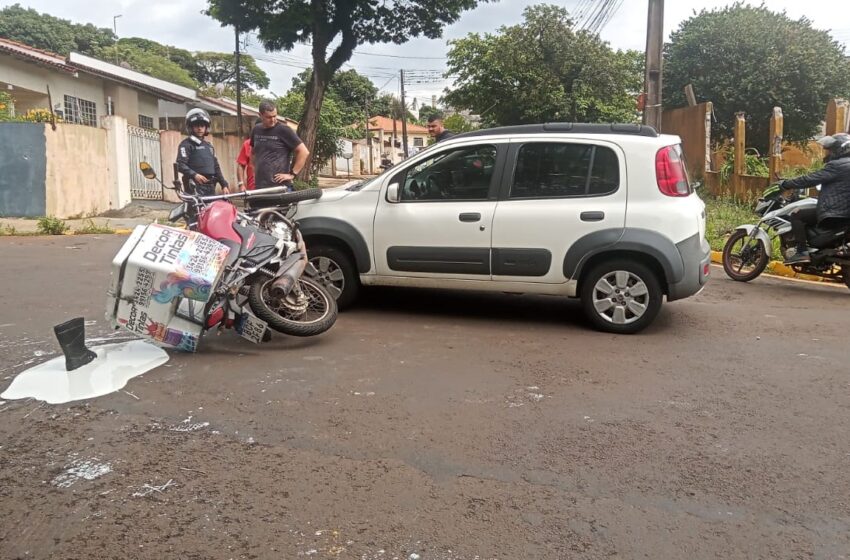  Acidente é registrado em bairro de Apucarana; veja