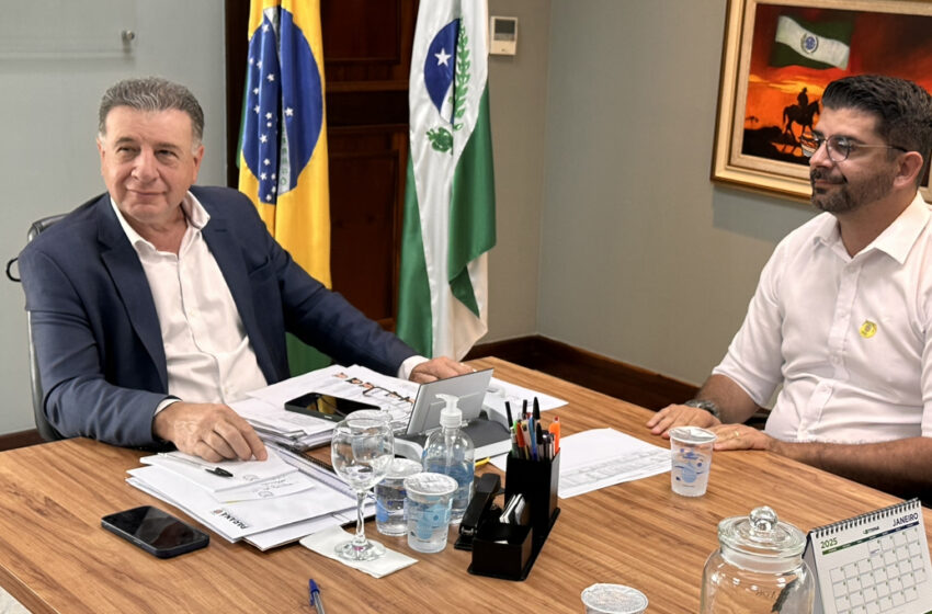  Prefeito de Grandes Rios cumpre agenda na capital em busca recursos para o município