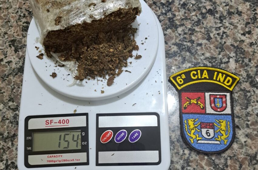  PM apreende maconha e prende homem em São João do Ivaí