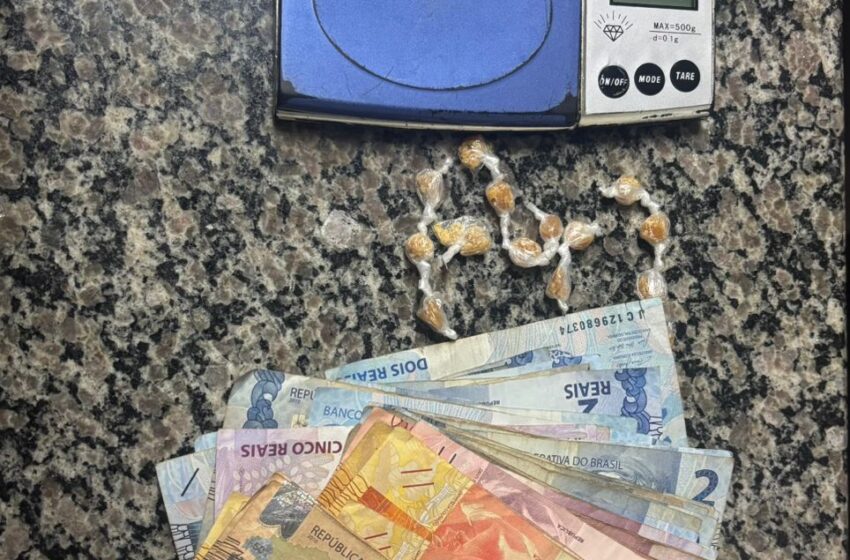  PM de Rolândia prende traficante e apreende drogas