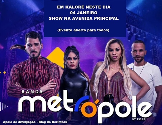  Show com a Banda Metrópole em Kaloré