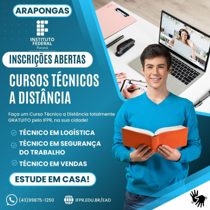  IFPR Campus Arapongas está com inscrições abertas para cursos técnicos; confira mais