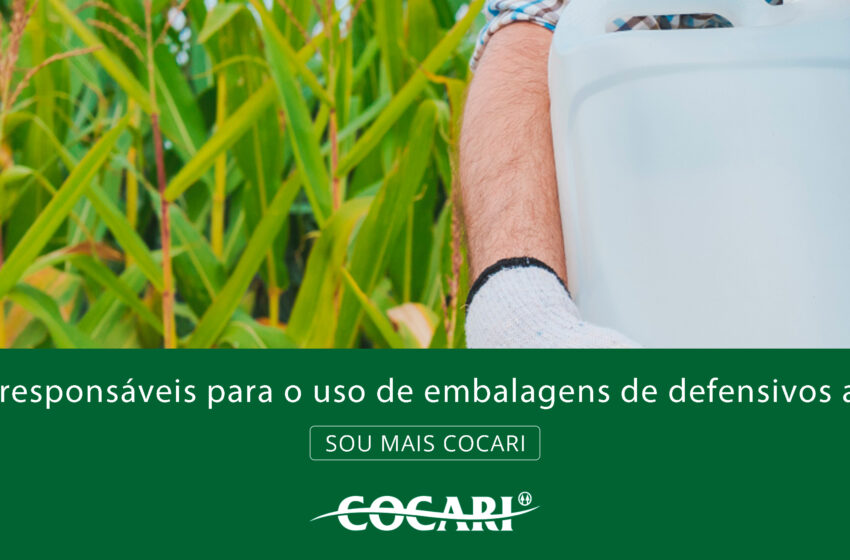  Cocari incentiva práticas responsáveis para o uso de embalagens de defensivos agrícolas