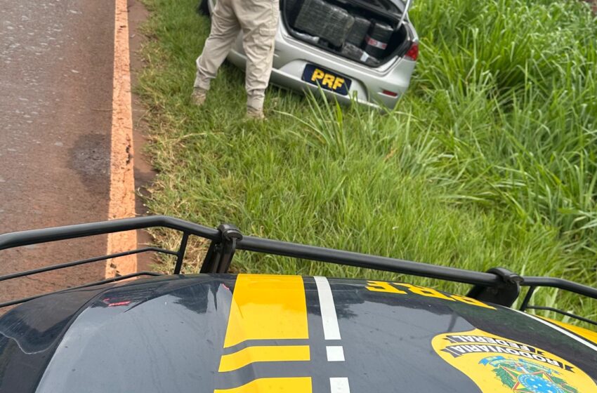  PRF apreende mais de meia tonelada de maconha em Iguaraçu (PR)